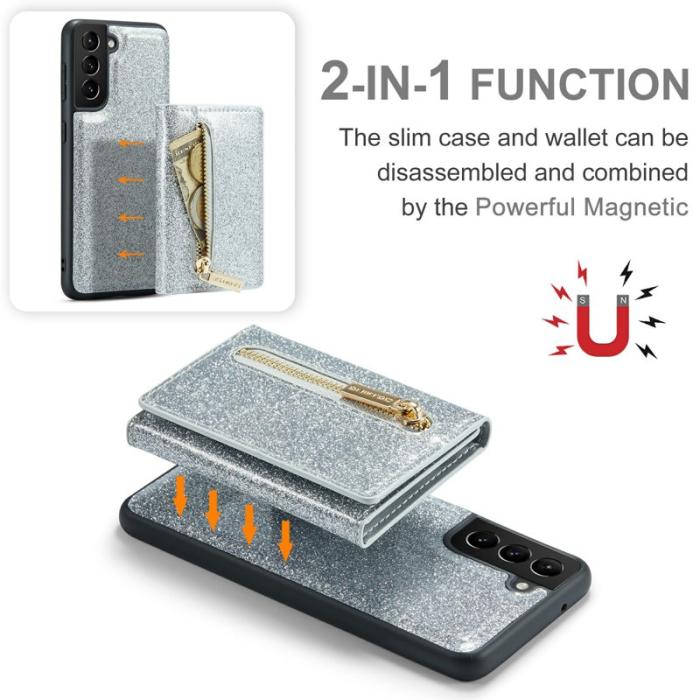 DG.MING - DG.MING M3 Mobilskal till Samsung Galaxy S21 FE 5G Silver