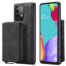 JEEHOOD - JEEHOOD Detachable Zipper Wallet Mobilskal f&ouml;r Samsung Galaxy A32 5G - Svart