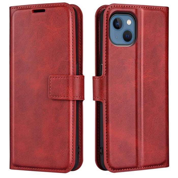 OEM - Flip Folio iPhone 14 Plånboksfodral - Röd