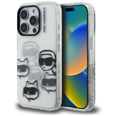 KARL LAGERFELD - Karl Lagerfeld iPhone 16 Pro Mobilskal IML Multi K&C Head - Transparent