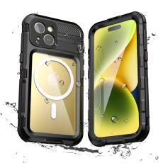 SHELLBOX - SHELLBOX M Series Metal IP68 Fodral f&ouml;r iPhone 15 - Svart