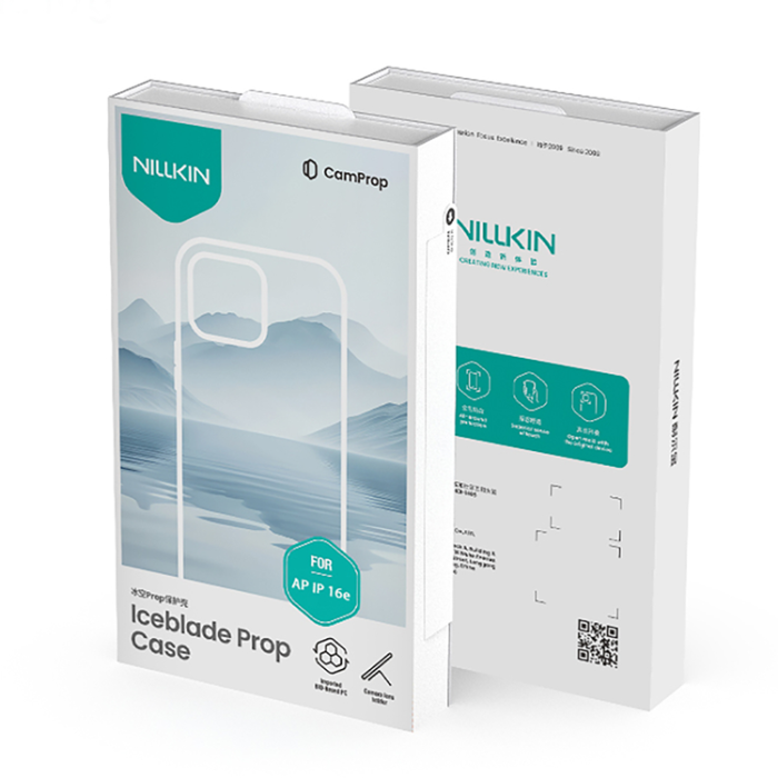 Nillkin - Nillkin iPhone 16e Mobilskal Iceblade Prop med lins - Grön