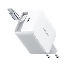 Joyroom - Joyroom Snabbladdare USB-C 67W med Retractable USB-C Kabel Vit