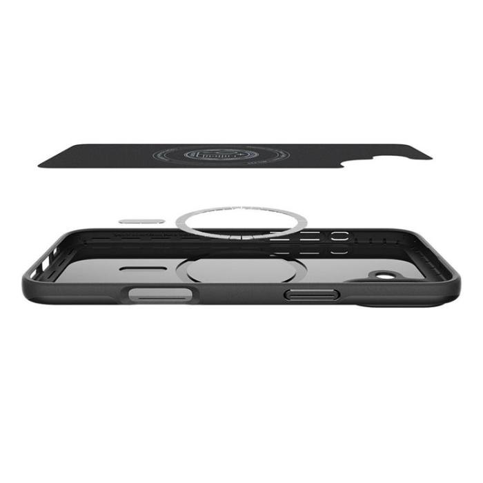 Spigen - Spigen iPhone 16 Plus Mobilskal MagSafe Thin Fit - Svart