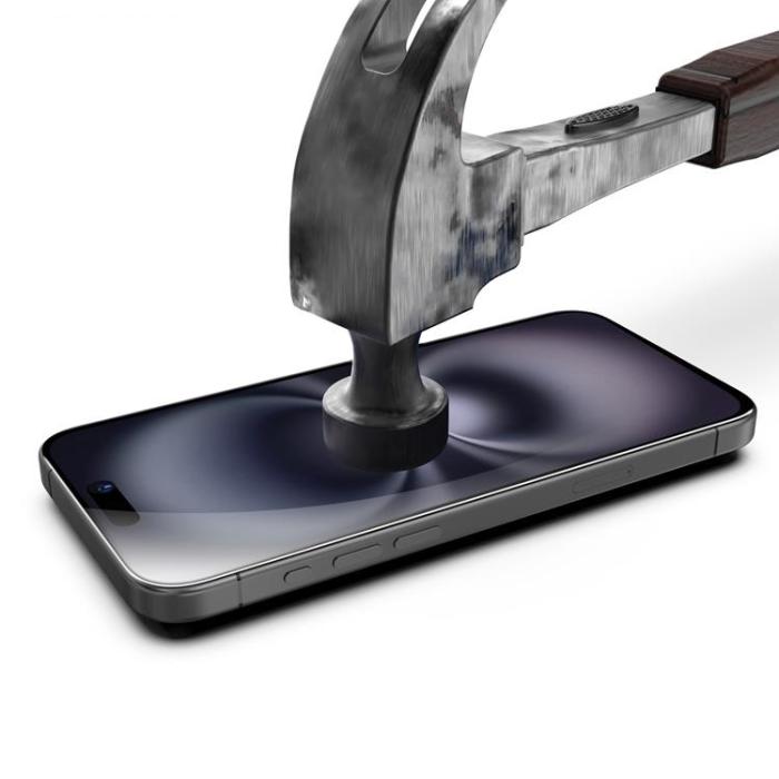 Boom of Sweden - LIVSTIDSGARANTI - BOOM iPhone 16 Plus/15 Plus Härdat Glas Skärmskydd - 2 Pack