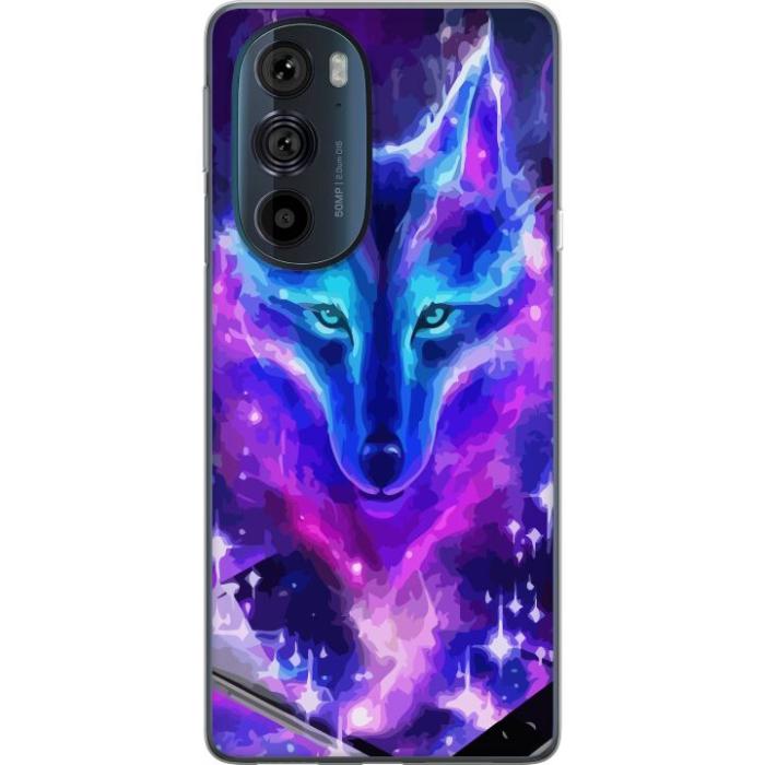 iSecrets - Mobilskal till Motorola Edge 30 Pro med Neon Varg