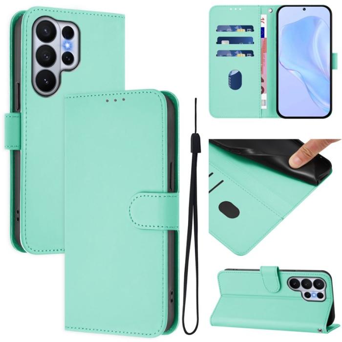 OEM - Samsung Galaxy S26 Ultra Fodral Konstläder - Mintgrön