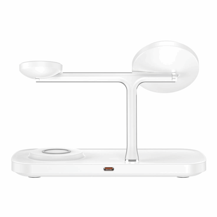 Tech-Protect - 3-in-1 Magsafe Trådlös Laddare iPhone, Apple Watch, AirPods Qi 15W