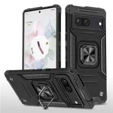 OEM - Google Pixel 7 Skal Ringhållare Kickstand Hybrid - Svart