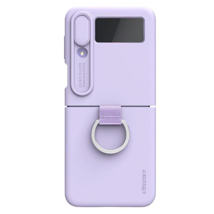 UTGATT1 - Nillkin Galaxy Z Flip 4 Mobilskal CamShield Silky - Lila