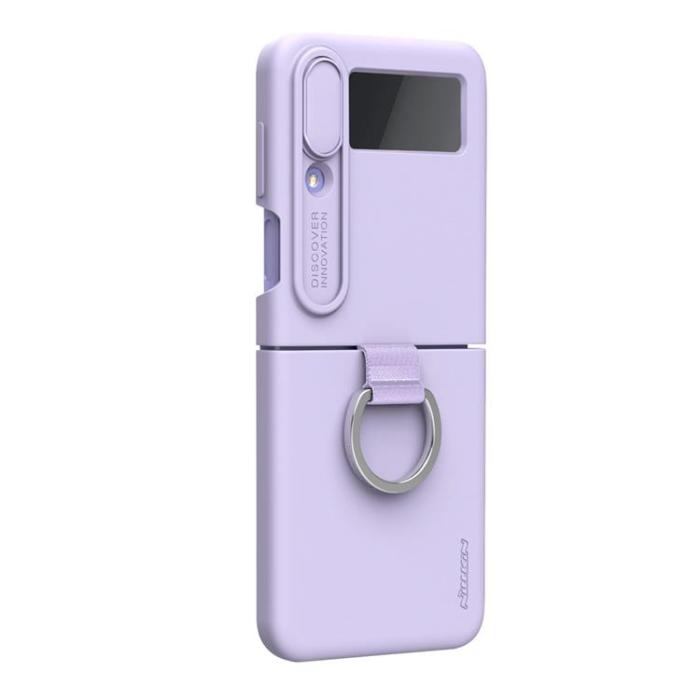UTGATT1 - Nillkin Galaxy Z Flip 4 Mobilskal CamShield Silky - Lila