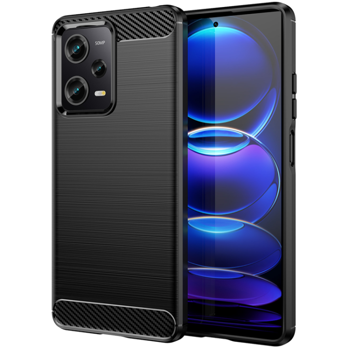 OEM - Xiaomi Poco X5 Pro/Redmi Note 12 Pro Mobilskal Carbon - Svart
