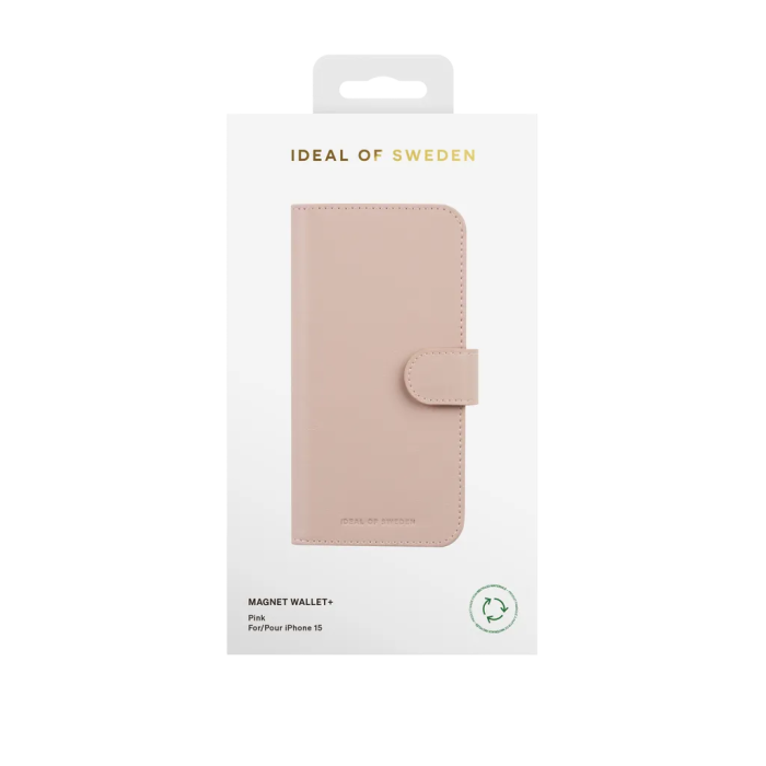 iDeal of Sweden - iDeal of Sweden iPhone 15 Plånboksfodral Magnet - Rosa