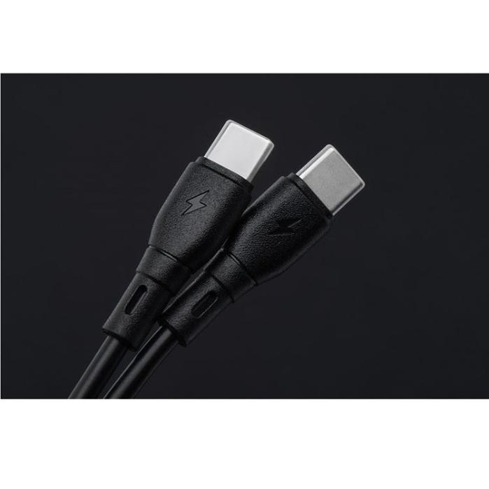 Blue Star - Blue Star USB-C - USB-C 3A 60W Kabel 2m ECO - Svart