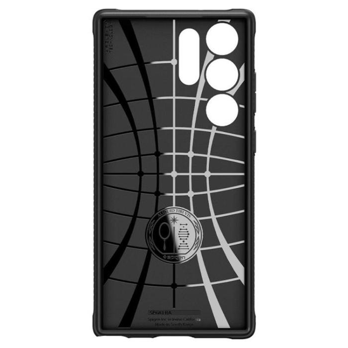 Spigen - Spigen Galaxy S23 Ultra Skal Rugged Armor - Svart