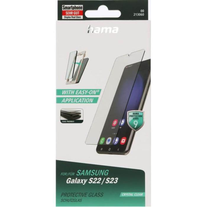 Hama - Hama Galaxy S23/S22 Härdat Glas Skärmskydd - Transparent