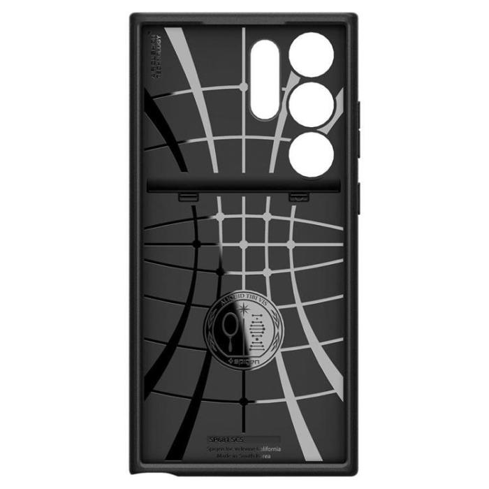 Spigen - Spigen Galaxy S23 Ultra Korthållare Skal Slim Armor CS - Svart