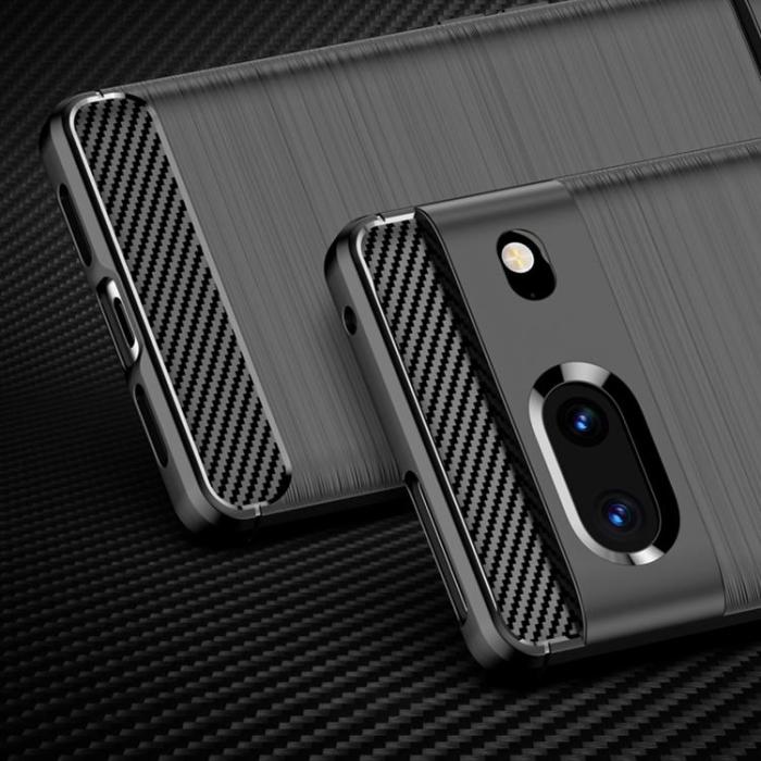 OEM - Carbon Google Pixel 7 Skal Flexible - Svart