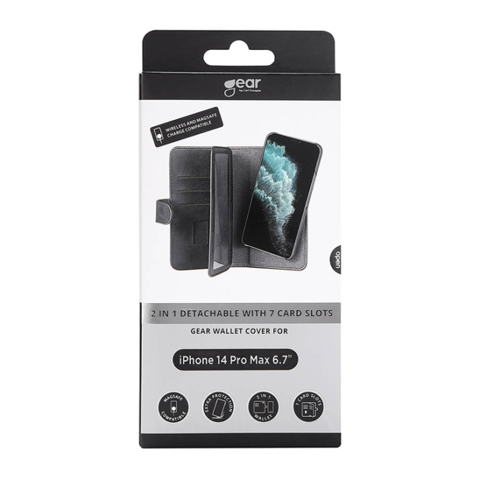 GEAR - GEAR iPhone 14 Pro Max mobilfodral MagSeries - Svart
