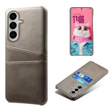 OEM - Mobilskal till Samsung Galaxy S26 / S26 Pro PU L&auml;der + H&aring;rd PC - Gr&aring;