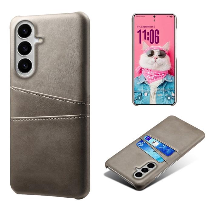 OEM - Mobilskal till Samsung Galaxy S26 / S26 Pro PU Läder + Hård PC - Grå