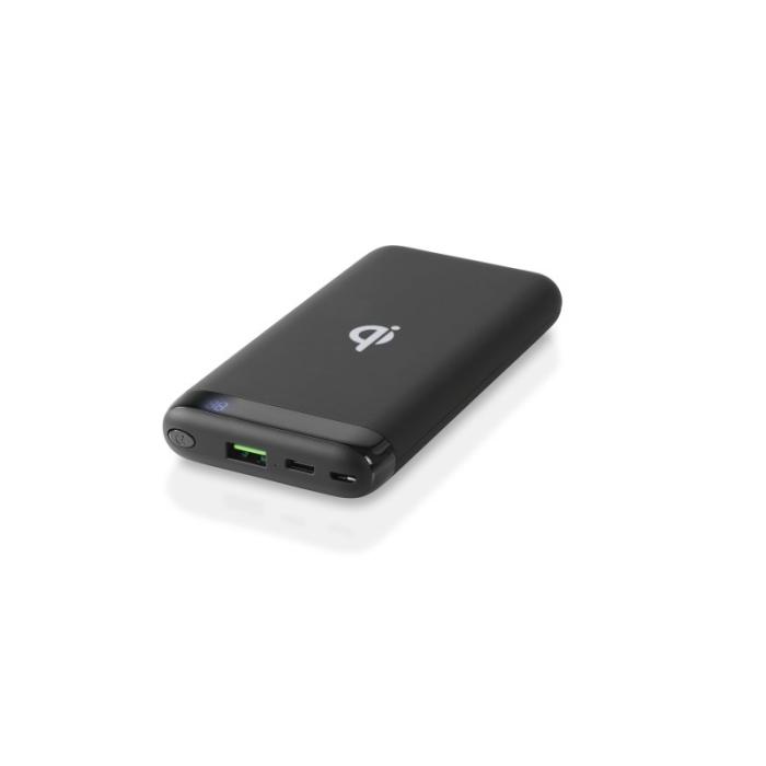 UTGATT1 - Trådlös powerbank 10000 mAh, 1x USB-A snabbladdning, 1x USB-C PD