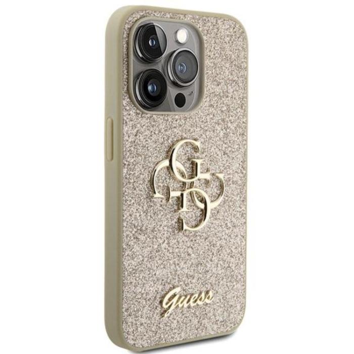 Guess - Guess iPhone 15 Pro Max Mobilskal Glitter Script Big 4G