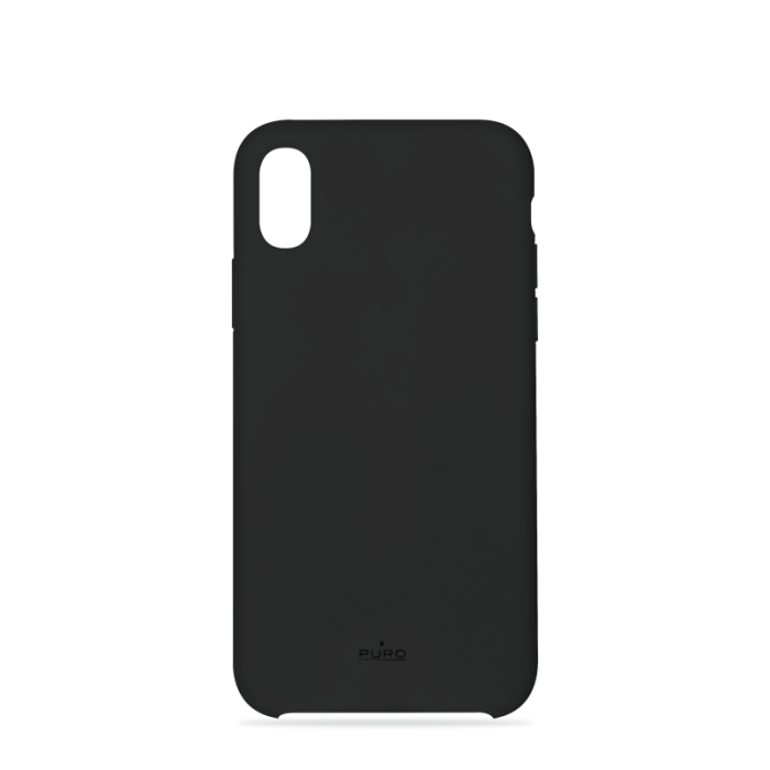 UTGATT5 - Puro Icon Cover till iPhone XR - Svart