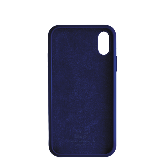 UTGATT5 - Puro Icon Cover till iPhone XR - Mörkblå