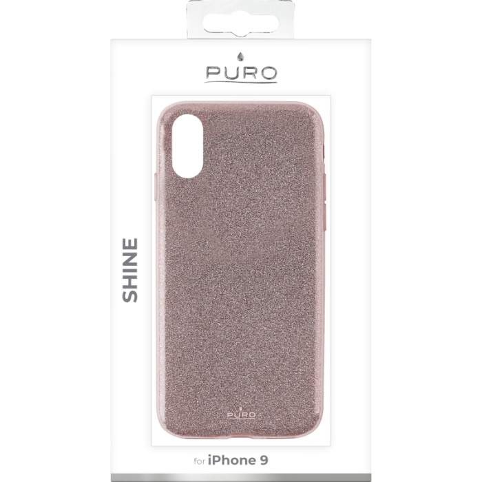 UTGATT5 - Puro - Shine Cover till iPhone XR - Rosaguld