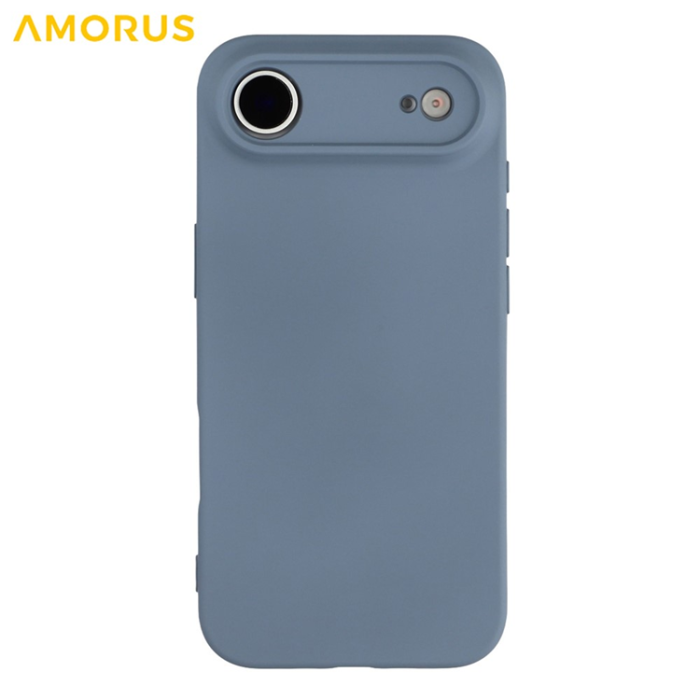 Amorus - AMORUS iPhone Air Mobilskal Precise Cutouts TPU Fiber - Grå