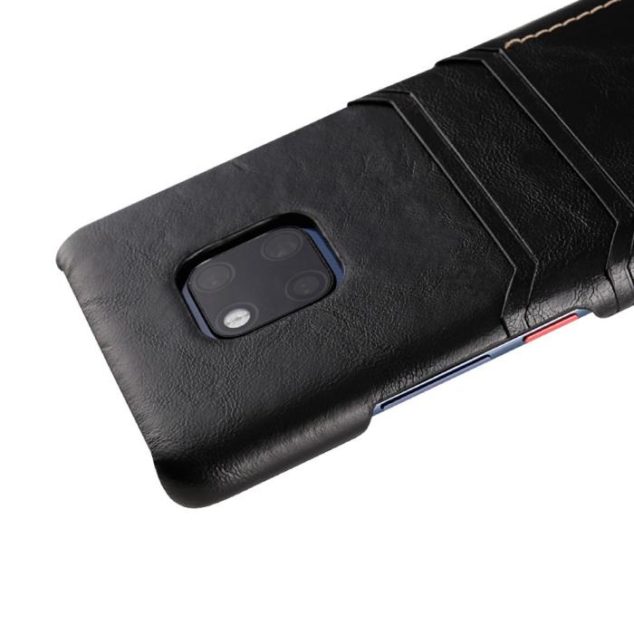 UTGATT4 - Skal med kortplatser till Huawei Mate 20 Pro - Svart