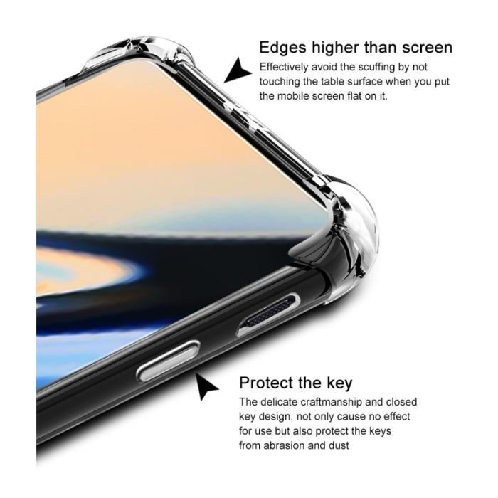UTGATT1 - Imak Shock Flexicase Skal till OnePlus 7 Pro - Clear