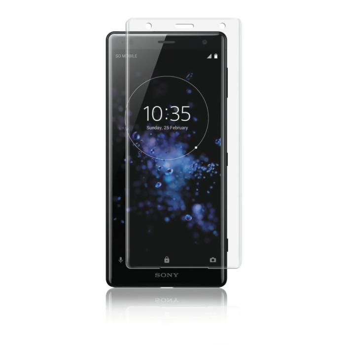 UTGATT5 - Panzer Sony Xperia XZ2, Curved Glass, Transparent