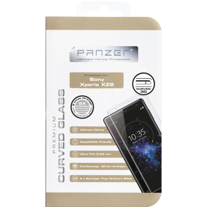 UTGATT5 - Panzer Sony Xperia XZ2, Curved Glass, Transparent