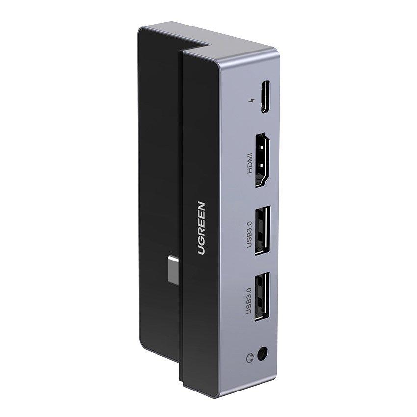 UGreen 5in1 USB-C HUB 3.2 Gen 1 100 W Grå | 3541 | AlltMobil