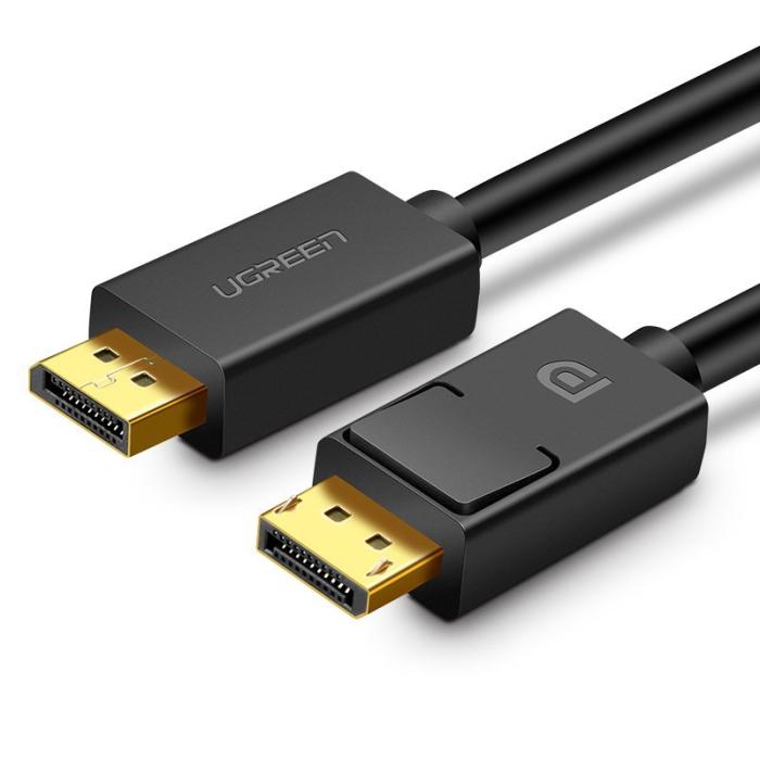 Ugreen - UGreen DisplayPort 1.2 Kabel 4K 2 m Svart