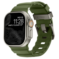 Tech-Protect - Tech-Protect Armband F&ouml;r Apple Watch (44/45/46/49mm) Motion - Tactical Gr&ouml;n