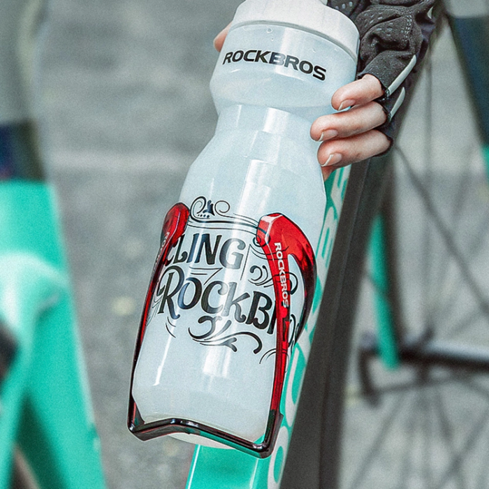 Rockbros - Rockbros Cykelhållare för vattenflaska - Svart och Röd