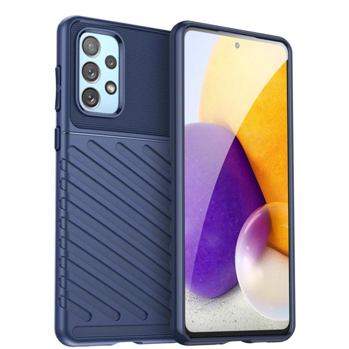 OEM - Galaxy A73 Thunder Flexible Skal - Blå