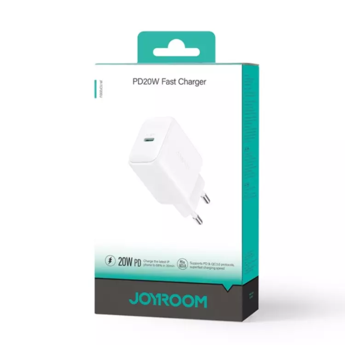 Joyroom - Joyroom Nätverksladdare PD 20W USB-C - Vit
