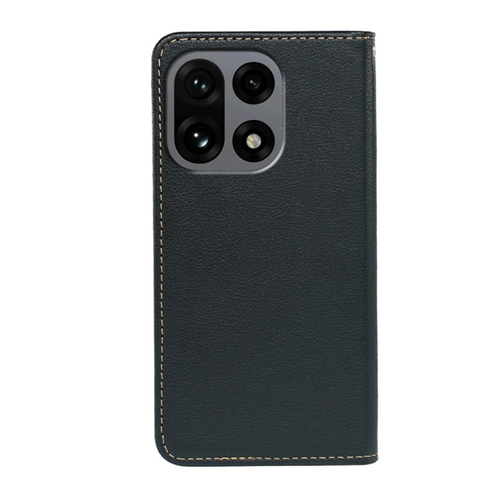 A-One Brand - OnePlus 15 Plånboksfodral RFID Blocking Closure Läder - Svart