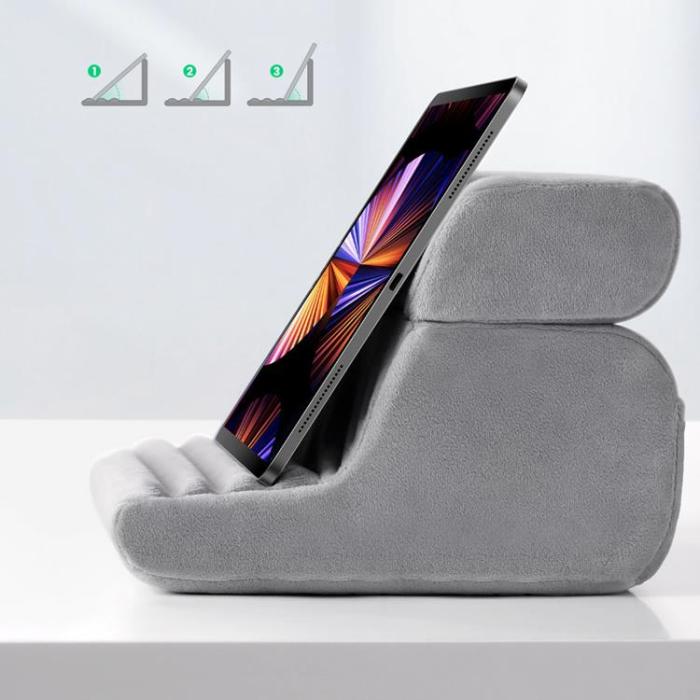 Ugreen - Ugreen Gummi Vikbart Surfplattor Ställ Telefon - Vit