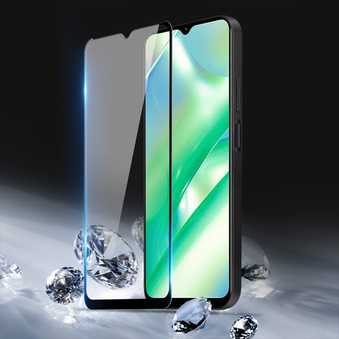 Dux Ducis - Dux Ducis Realme C33 Härdat Glas 9D Frame 9H - Svart