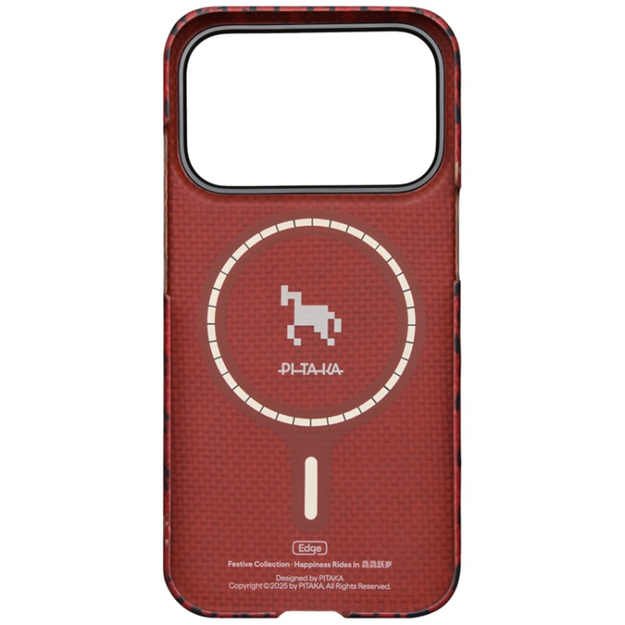 PITAKA - PITAKA Mobilskal För iPhone 17 Pro Max Magsafe Edge Happiness Rides In