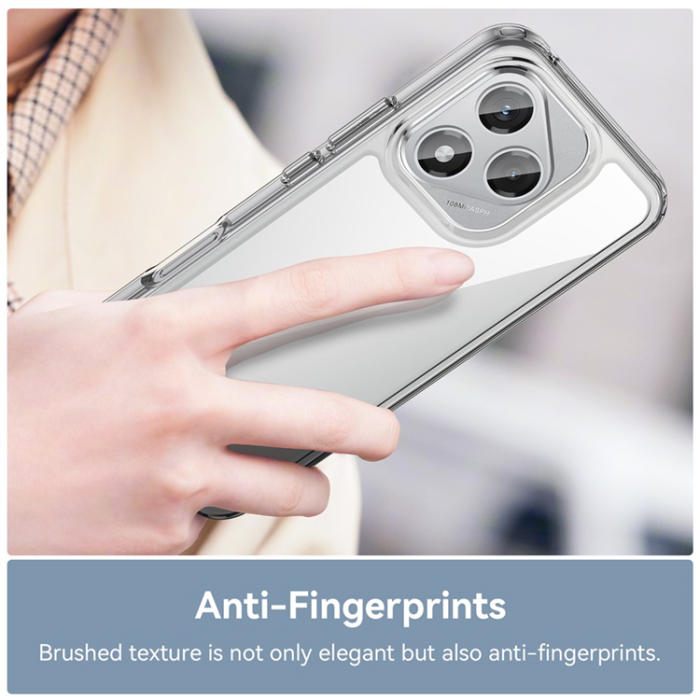 A-One Brand - Mobilskal till Honor X70i / 400 Lite 5G Skyddande klar - Transparent