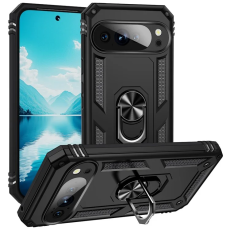 A-One Brand - Google Pixel 10/10 Pro Mobilskal Kickstativ - Svart
