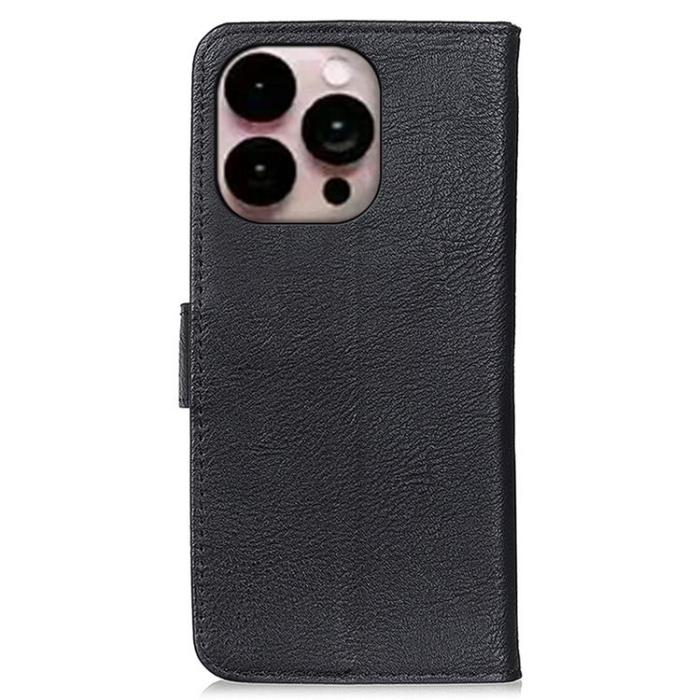 KHAZNEH - KHAZNEH iPhone 14 Pro Max Plånboksfodral Retro - Svart