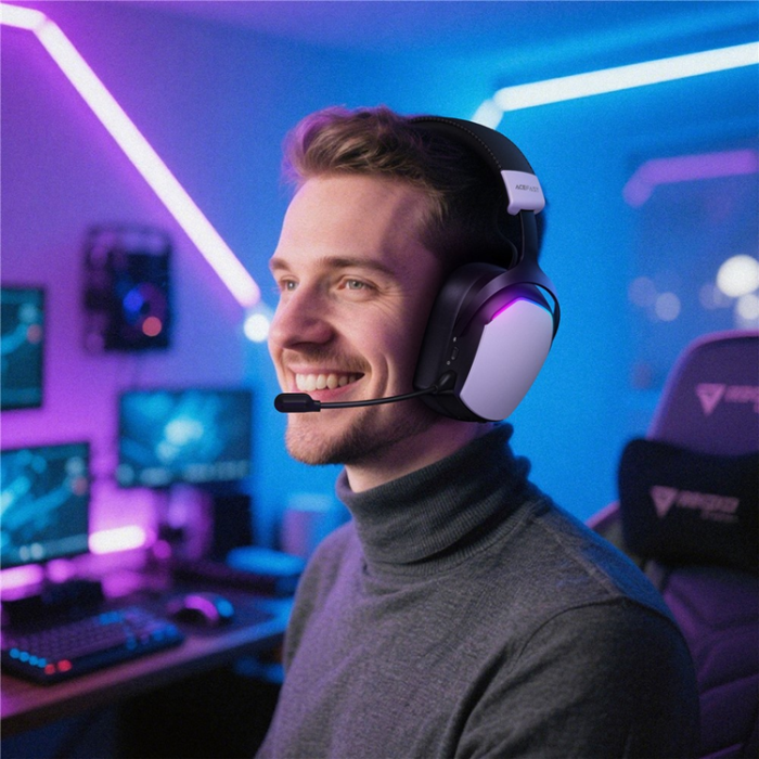 Acefast - ACEFAST Over-Ear Gaming Trådlösa Hörlurar Bluetooth Mikrofon H11