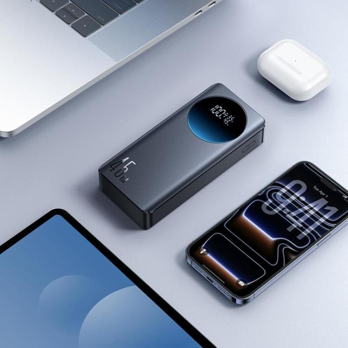 Joyroom - Joyroom Powerbank 20000 mAh 45W 2xUSB-A 2xUSB-C med Display - Svart